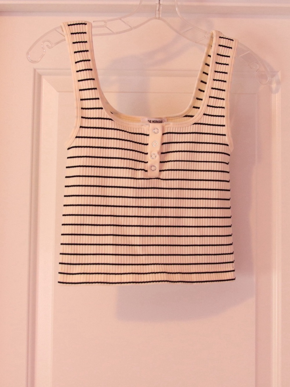 Striped Ribbed Tank Top